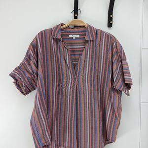 Madewell Courier Button-Back Shirt